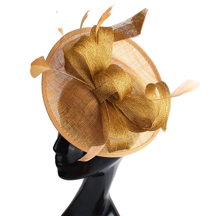 Chapeau Harp - Hairpin headband dual-purpose (diameter 25cm) / Gold