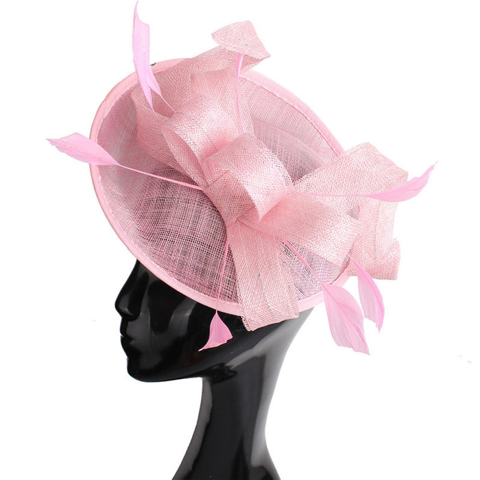 Chapeau Harp - Hairpin headband dual-purpose (diameter 25cm) / Pink