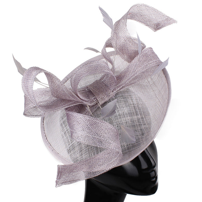 Chapeau Harp - Hairpin headband dual-purpose (diameter 25cm) / gray