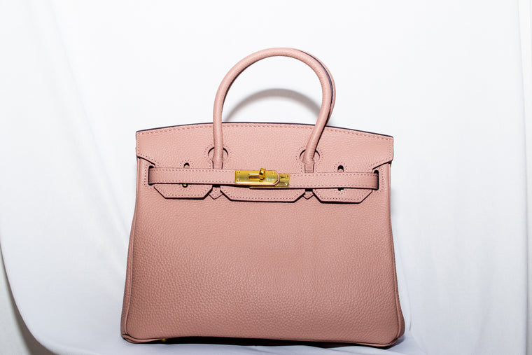 Burkina Leather Bag Togo - ROSÉ