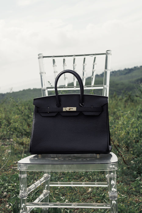 Birkina Handbag Togo Leather - BLACK