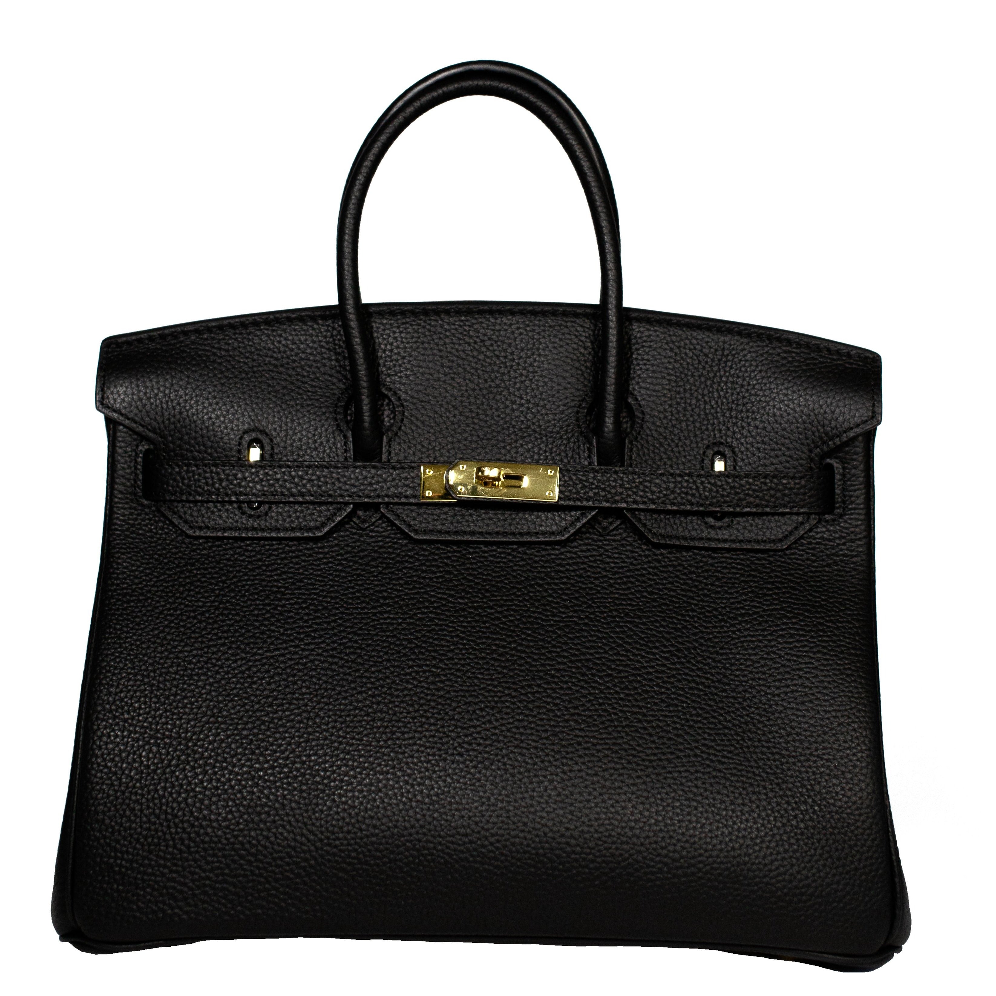 Birkina Handbag Togo Leather - BLACK