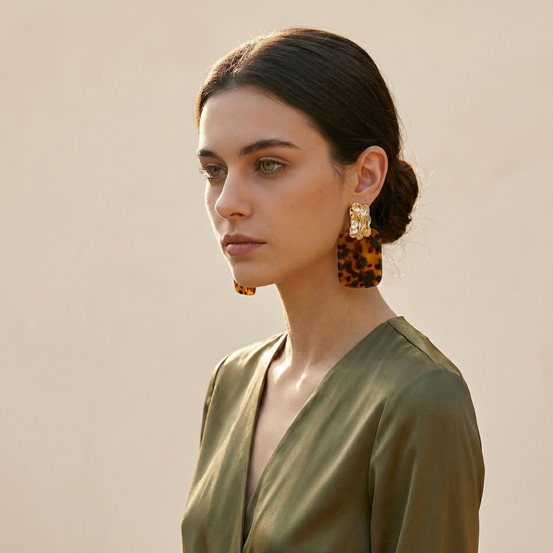 Boucles d'oreilles Tortoise