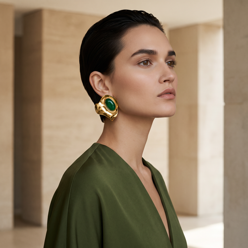 Boucle d'oreilles Ruffle