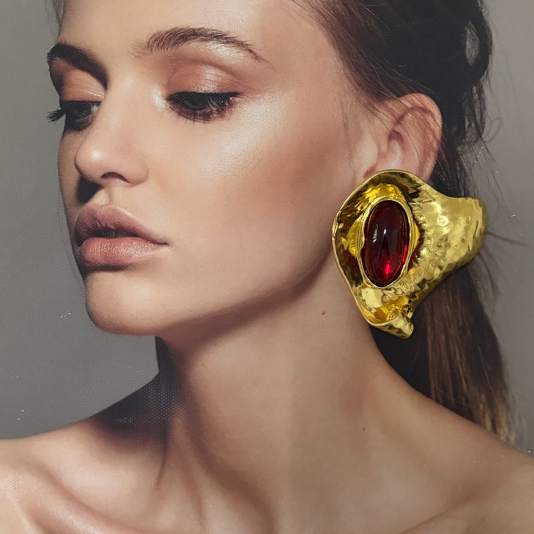 Boucle d'oreilles Ruffle