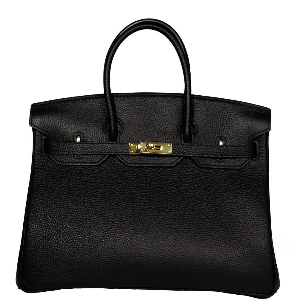 Sac Burkina en Cuir Togo - NOIR